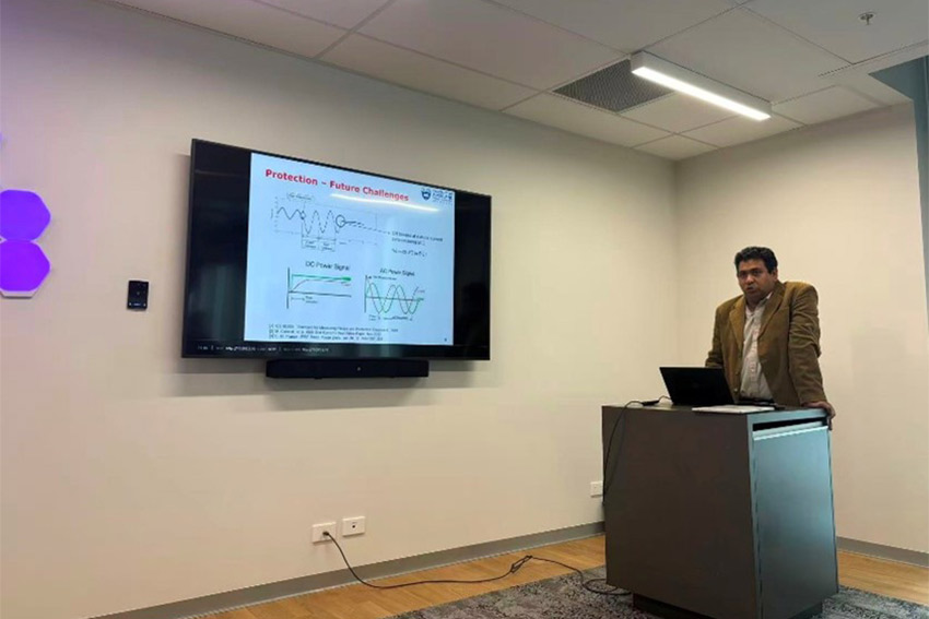 Centre Hosts Distinguished Invited Talk on Hybrid AC/DC Smart Grids