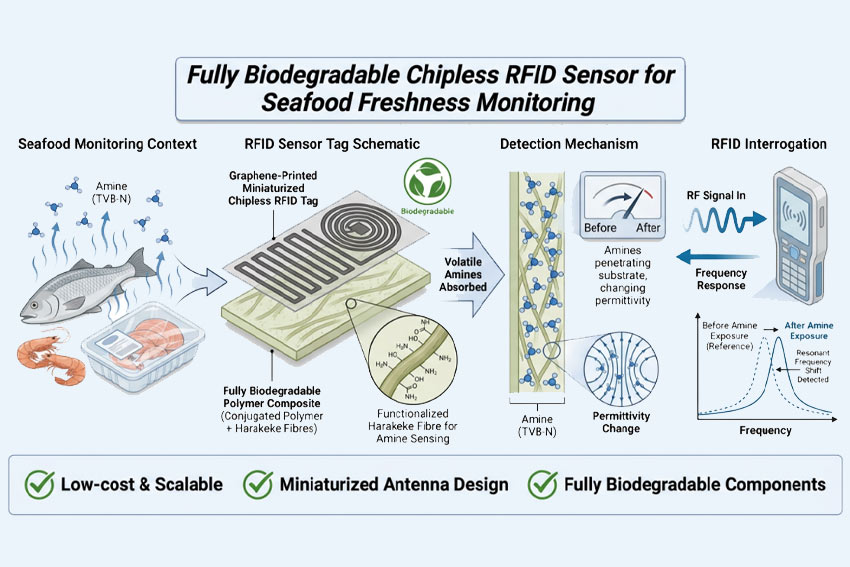 How does a fish-freshness-sensor work?